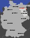 Lage Karte Deutschland